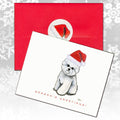 Bichon Frise Christmas Note Cards