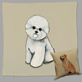 Bichon Frise Pillow Cover