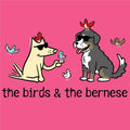 The Birds & The Bernese  - Ladies T-Shirt V-Neck