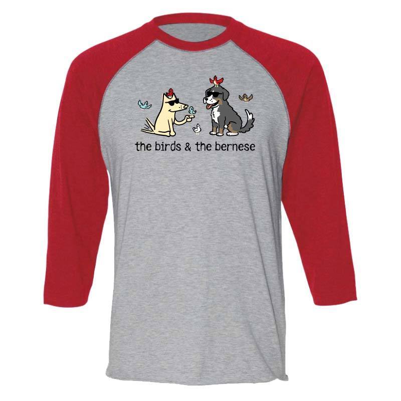 The Birds & The Bernese  - Baseball Shirt