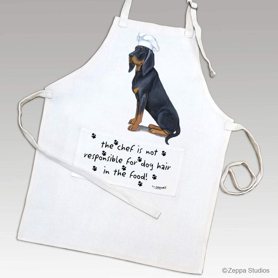 Black and Tan Coonhound Apron