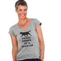 Black Labrador Retriever Proud Owner - Women's V-Neck T-Shirt