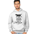 Black Labrador Retriever Proud Owner - Adult Unisex Hoodie Sweatshirt