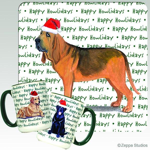 Bloodhound Holiday Mug