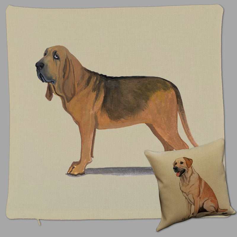 Bloodhound Pillow Cover