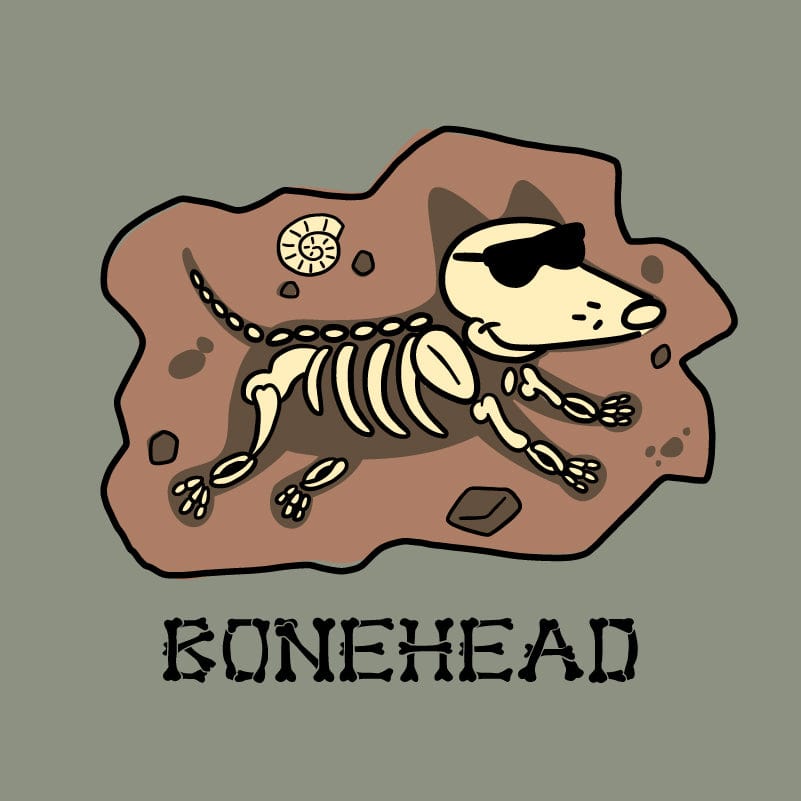 Bonehead - Ladies Curvy V-Neck Tee