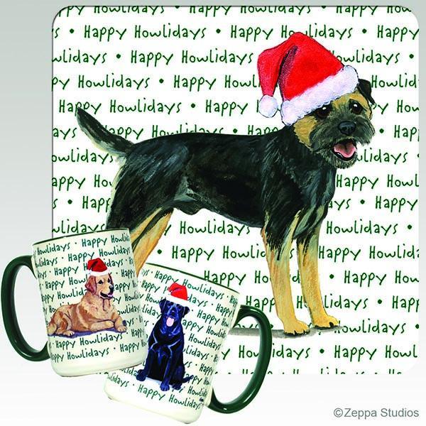 Border Terrier Holiday Mug