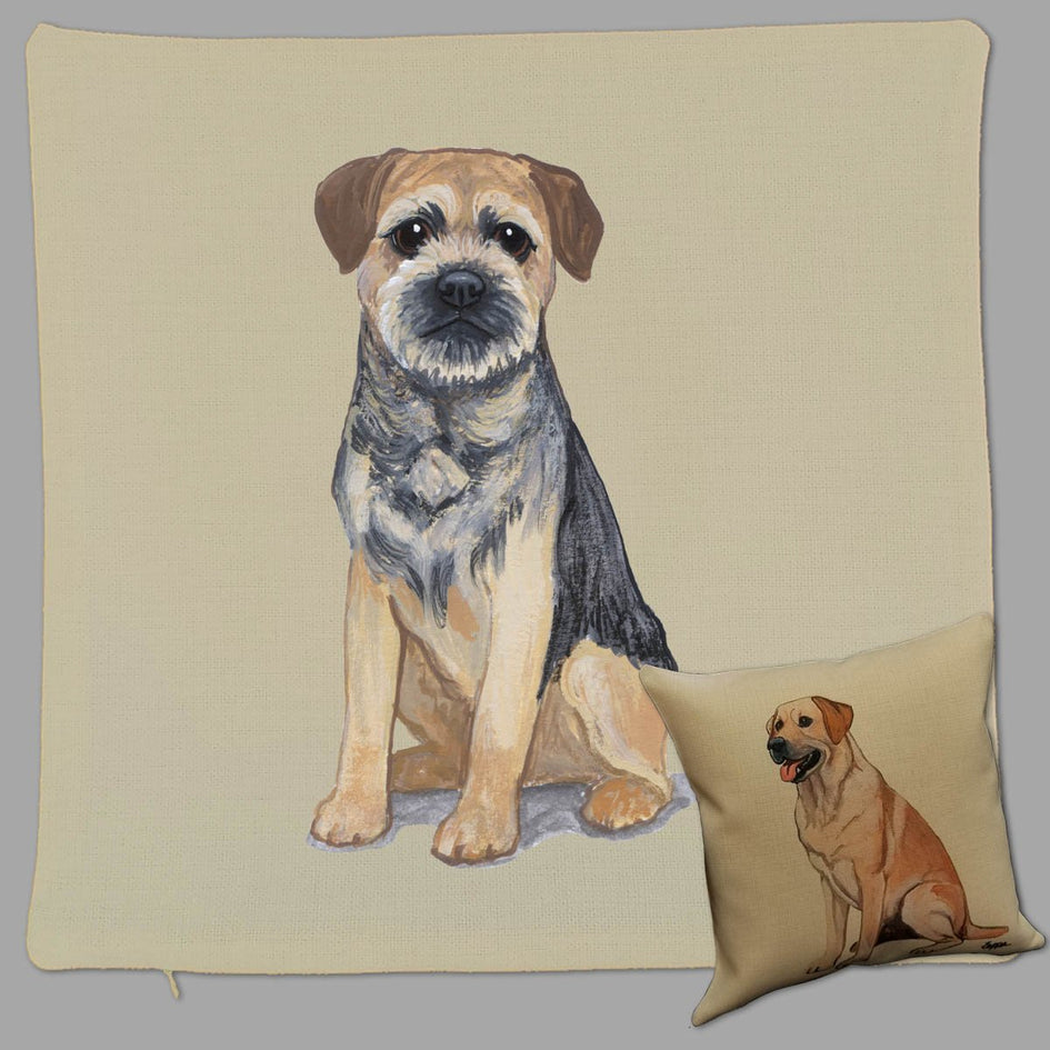 Border Terrier Pillow Cover