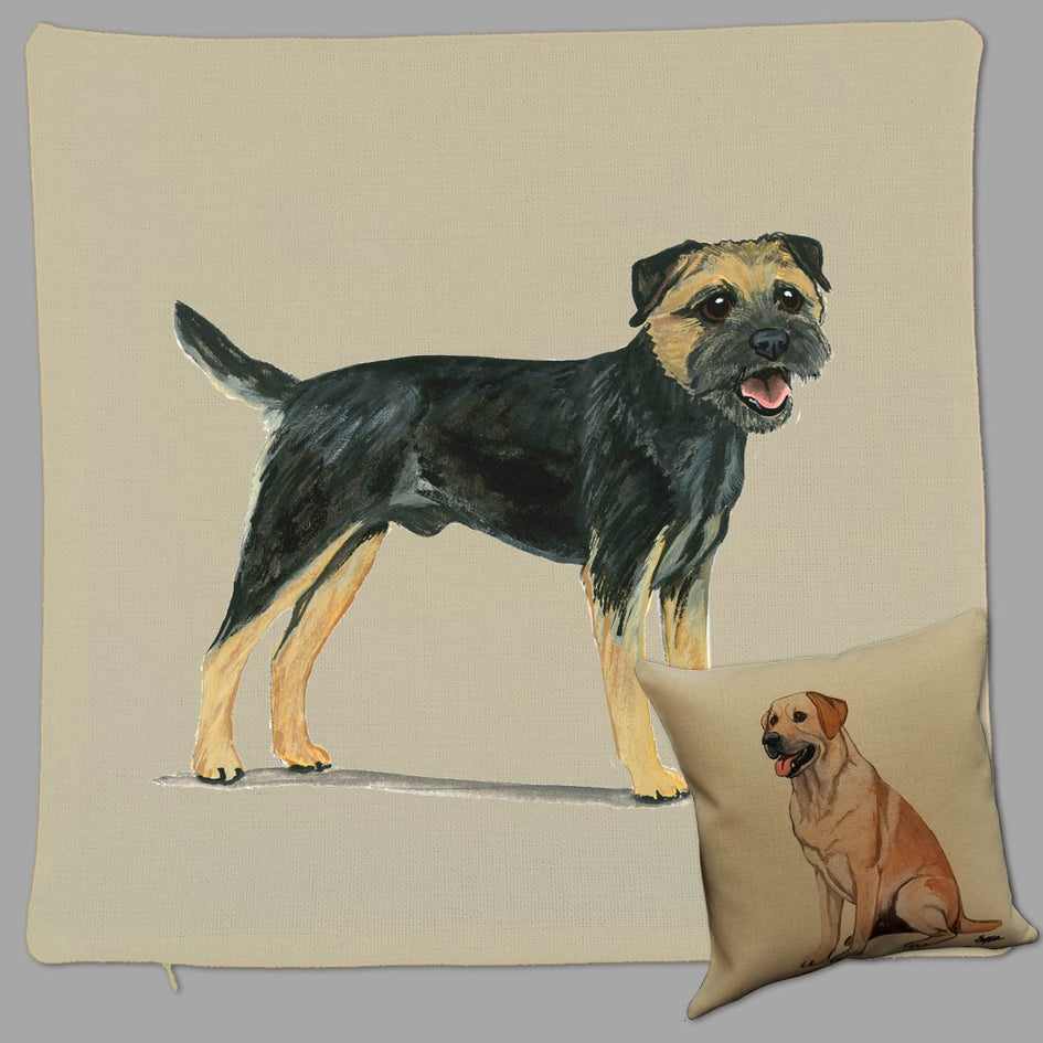 Border Terrier Pillow Cover