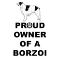 Borzoi Proud Owner - Women's V-Neck T-Shirt