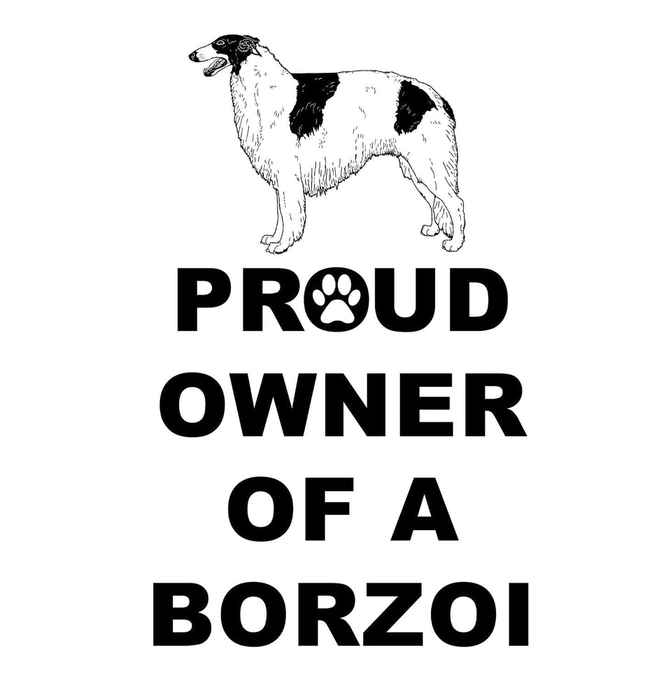 Borzoi Proud Owner - Women's V-Neck T-Shirt