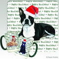 Boston Terrier Holiday Mug
