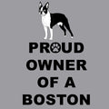 Boston Terrier Proud Owner - Women's V-Neck T-Shirt