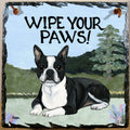 Boston Terrier Slate Sign
