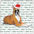 Boxer "Happy Howlidays" Coaster