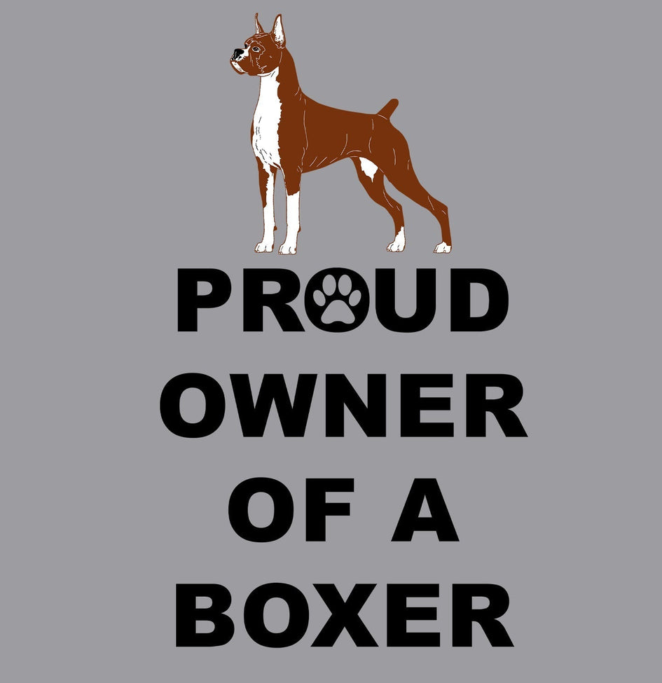 Boxer Proud Owner - Women's V-Neck T-Shirt