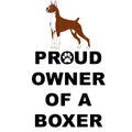 Boxer Proud Owner - Adult Unisex Hoodie Sweatshirt