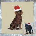 Boykin Spaniel Santa Pillow Cover