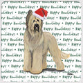 Briard "Happy Howlidays" Coaster