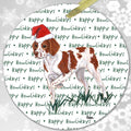 Brittany "Happy Howlidays" Ornament