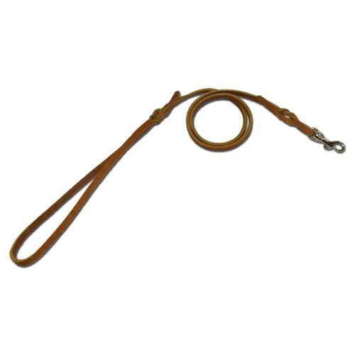 Flat Leather Snap Lead