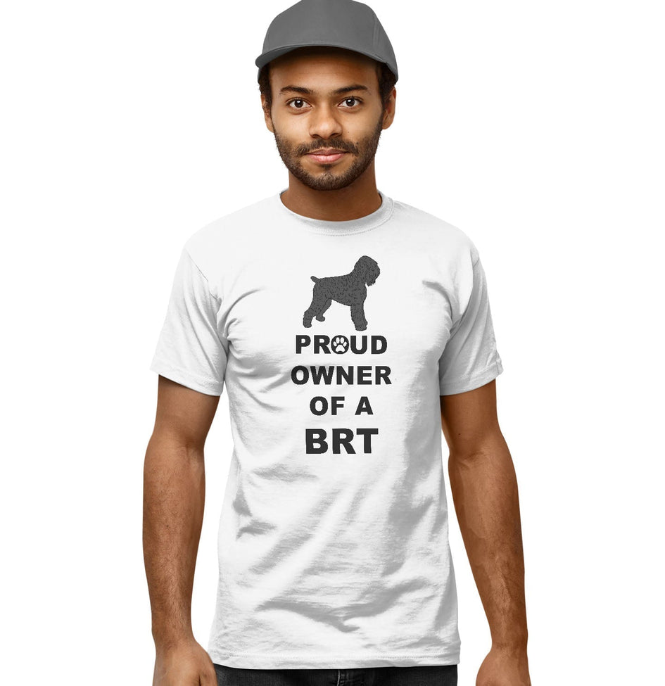 Black Russian Terrier Proud Owner - Adult Unisex T-Shirt