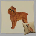 Brussels Griffon Pillow Cover