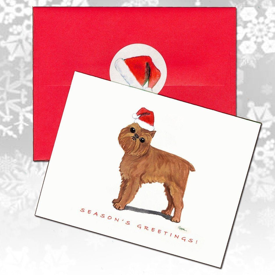 Brussels Griffon Christmas Note Cards