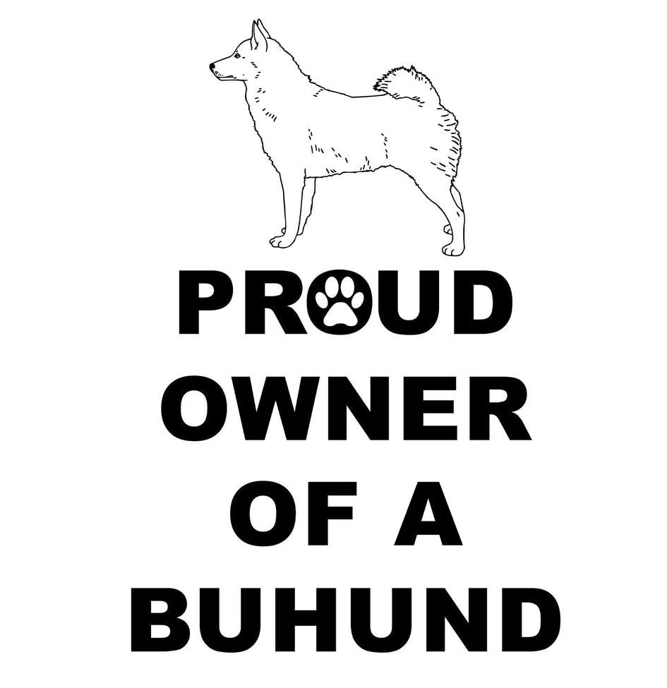 Norwegian Buhund Proud Owner - Adult Unisex Hoodie Sweatshirt