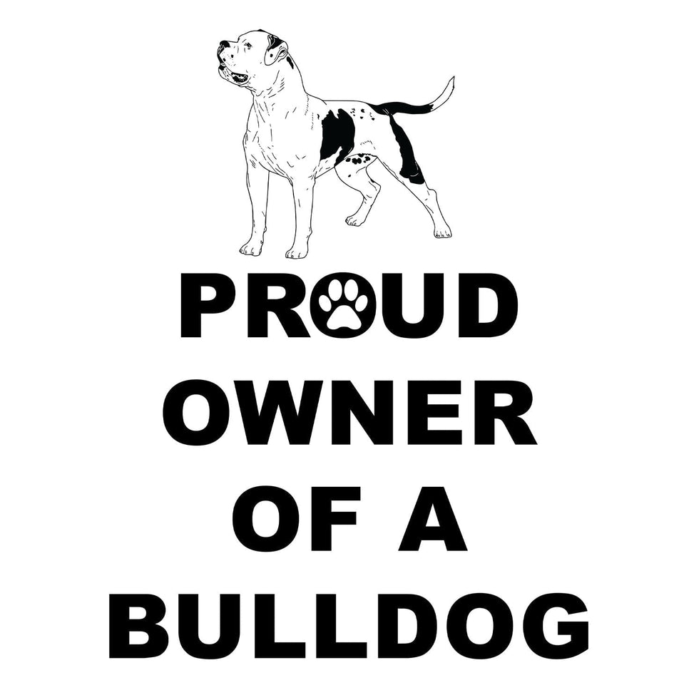 American Bulldog Proud Owner - Women's V-Neck T-Shirt