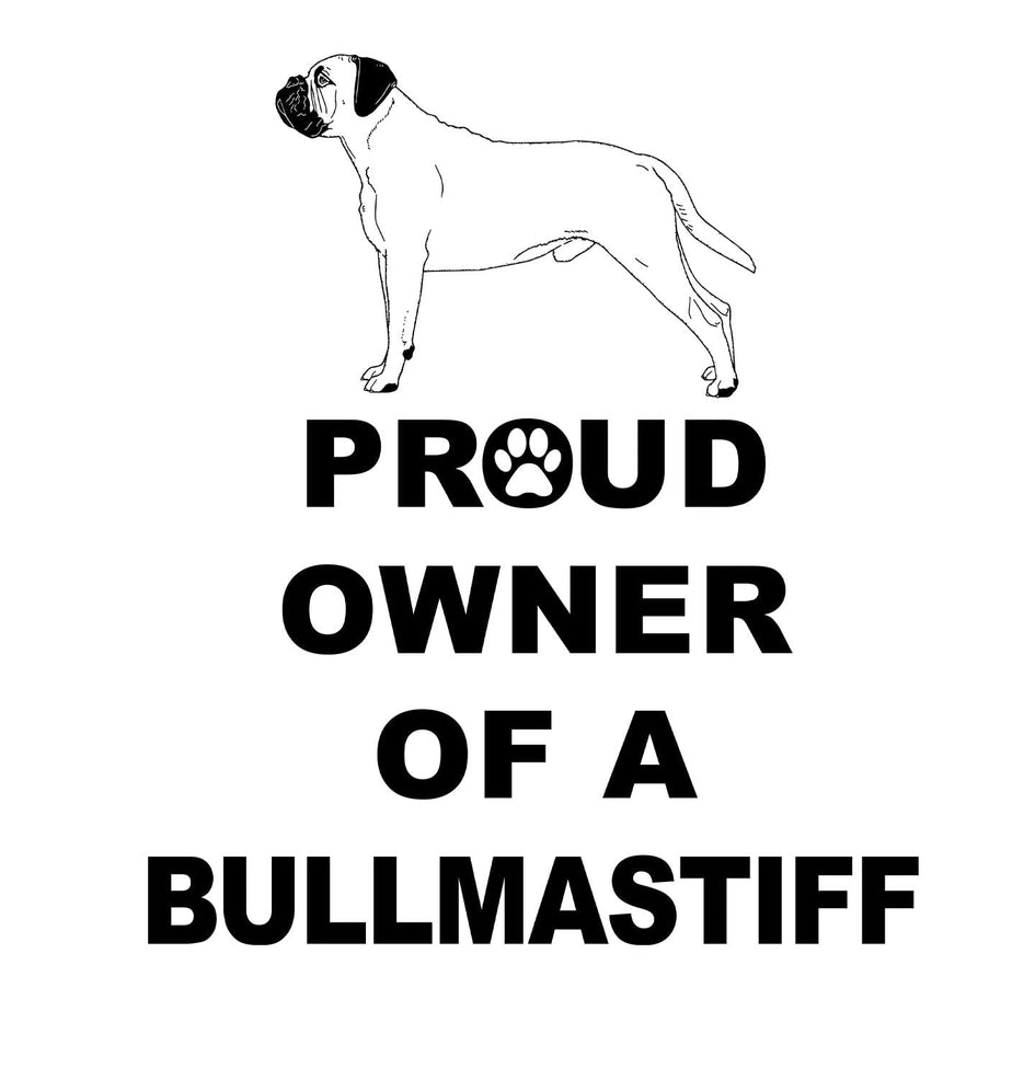 Bullmastiff Proud Owner - Adult Unisex Hoodie Sweatshirt