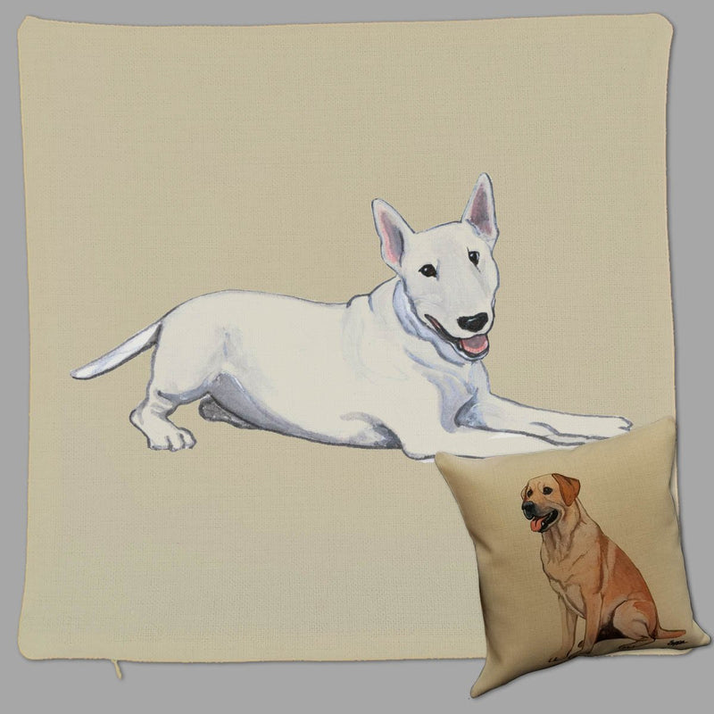 Bull Terrier Pillow Cover