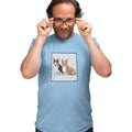 Two Corgi Love Text - Adult Unisex T-Shirt