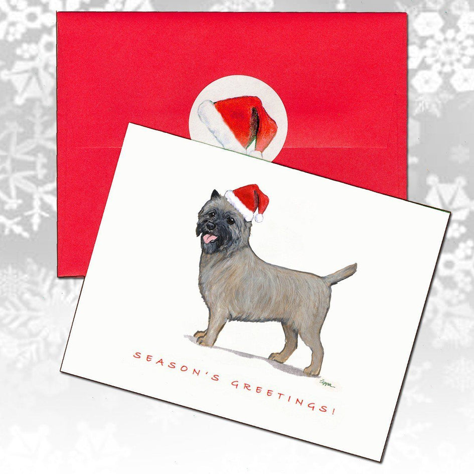 Cairn Terrier Christmas Note Cards