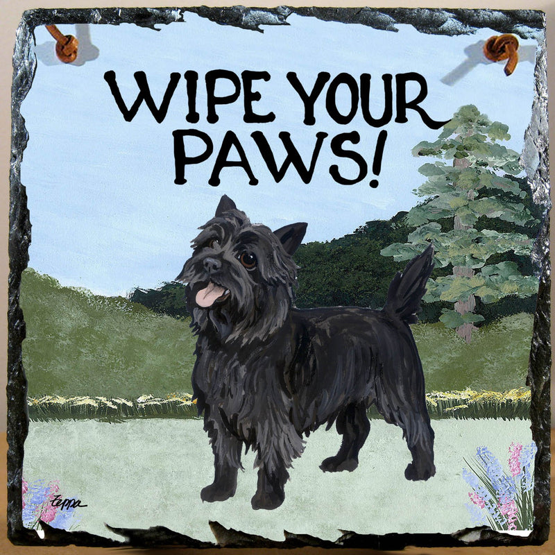 Cairn Terrier Slate Sign