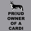 Cardigan Welsh Corgi Proud Owner - Women's V-Neck T-Shirt