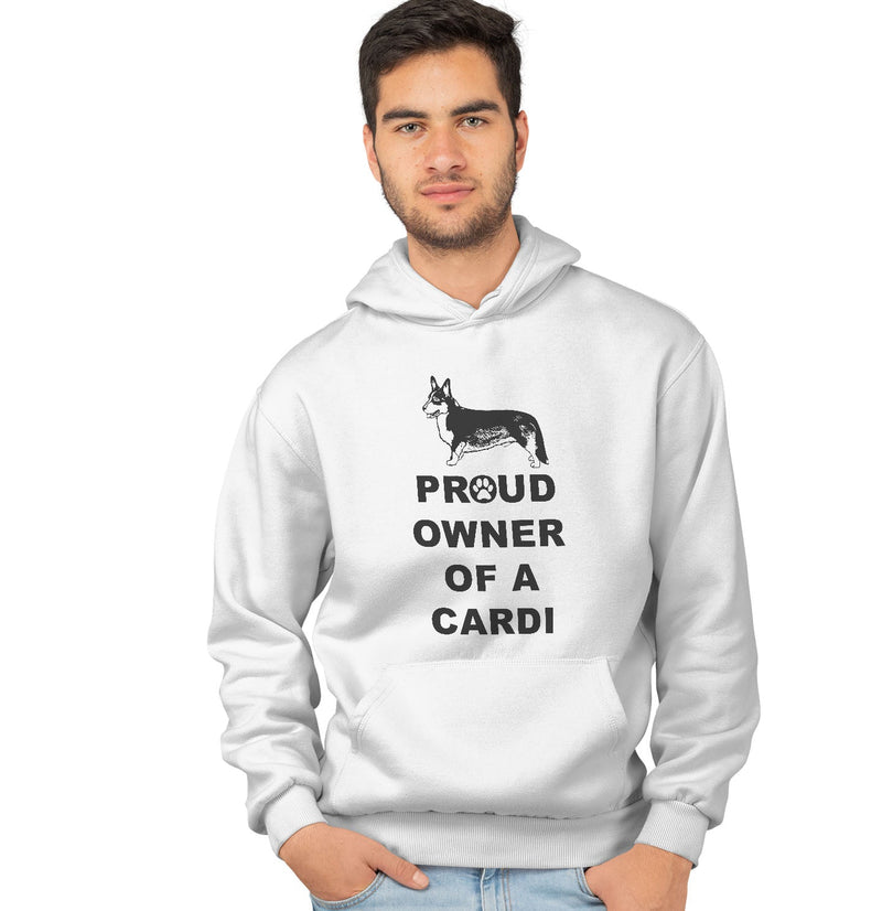 Cardigan Welsh Corgi Proud Owner - Adult Unisex Hoodie Sweatshirt