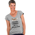 Cavalier King Charles Spaniel Proud Owner - Women's V-Neck T-Shirt