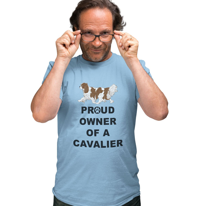 Cavalier King Charles Spaniel Proud Owner - Adult Unisex T-Shirt