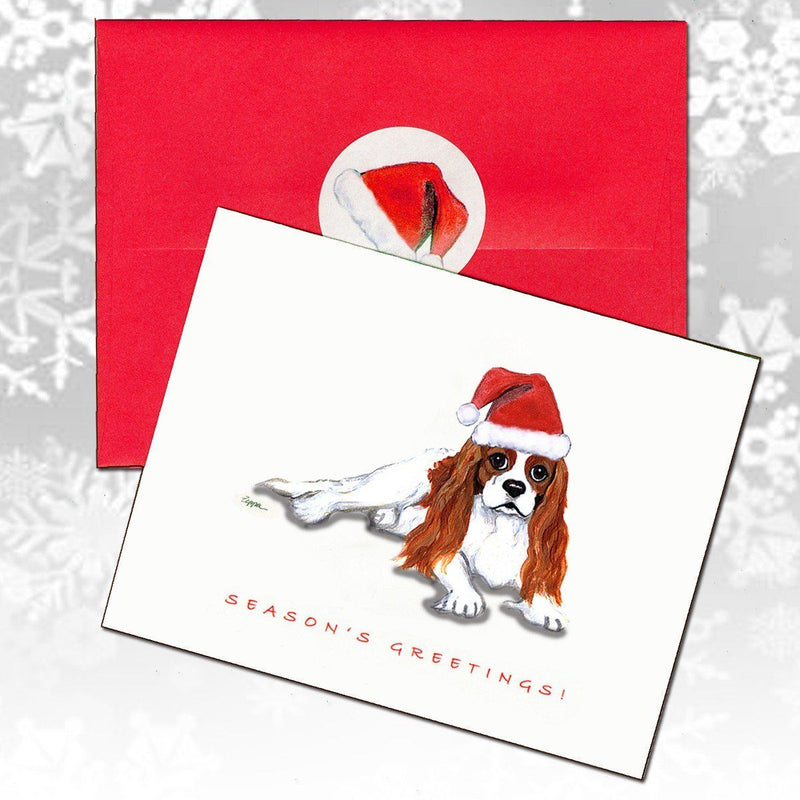 Cavalier King Charles Spaniel Christmas Note Cards