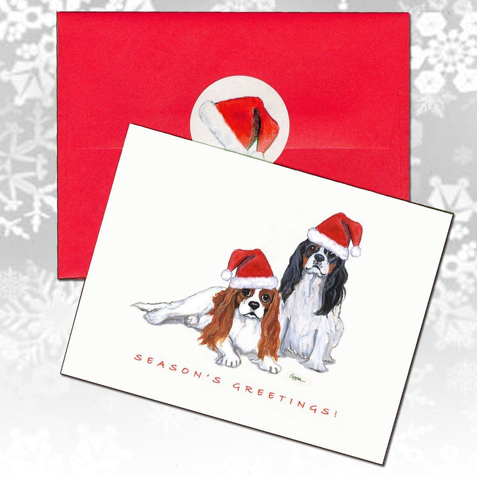 Cavalier King Charles Spaniel Christmas Note Cards