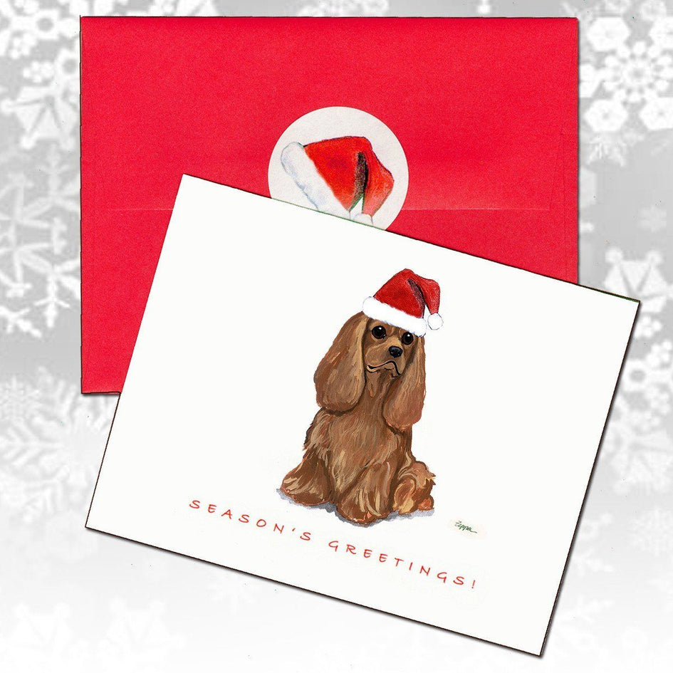 Cavalier King Charles Spaniel Christmas Note Cards