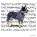 Australian Cattle Dog Cutting Board