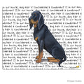 Black and Tan Coonhound Cutting Board
