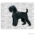 Black Russian Terrier Cutting Board