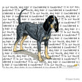 Bluetick Coonhound Cutting Board