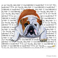 Bulldog Cutting Board