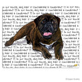 Bullmastiff Cutting Board
