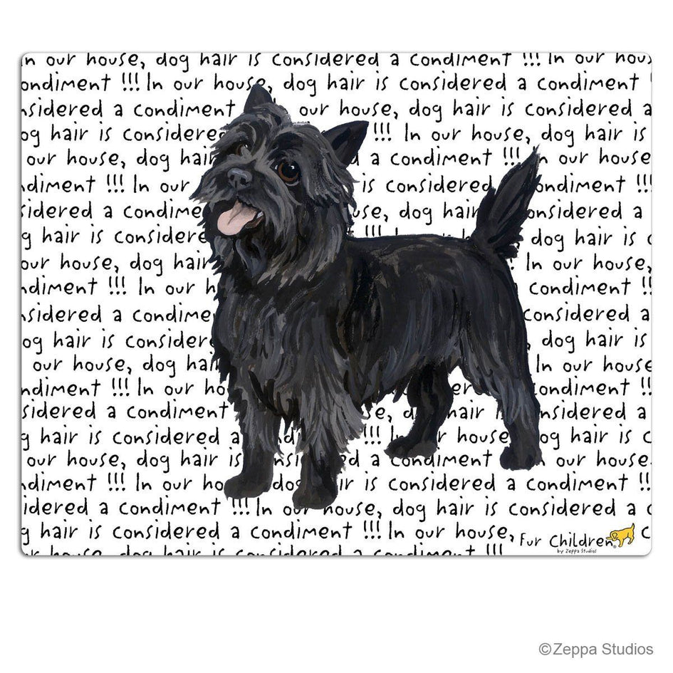 Cairn Terrier, Black Cutting Board