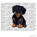 Dachshund, Black and Tan Cutting Board